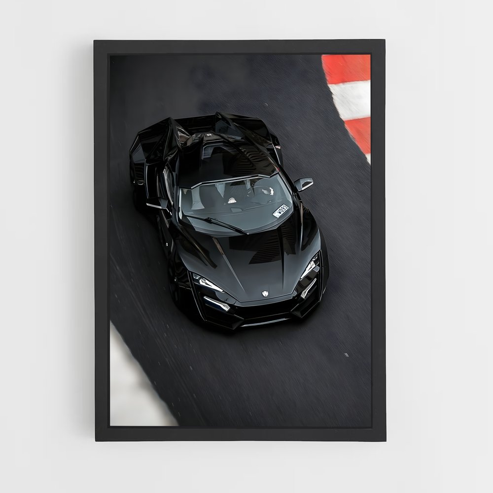 Poster Lykan Noir – affiche W Motors (vue 2)